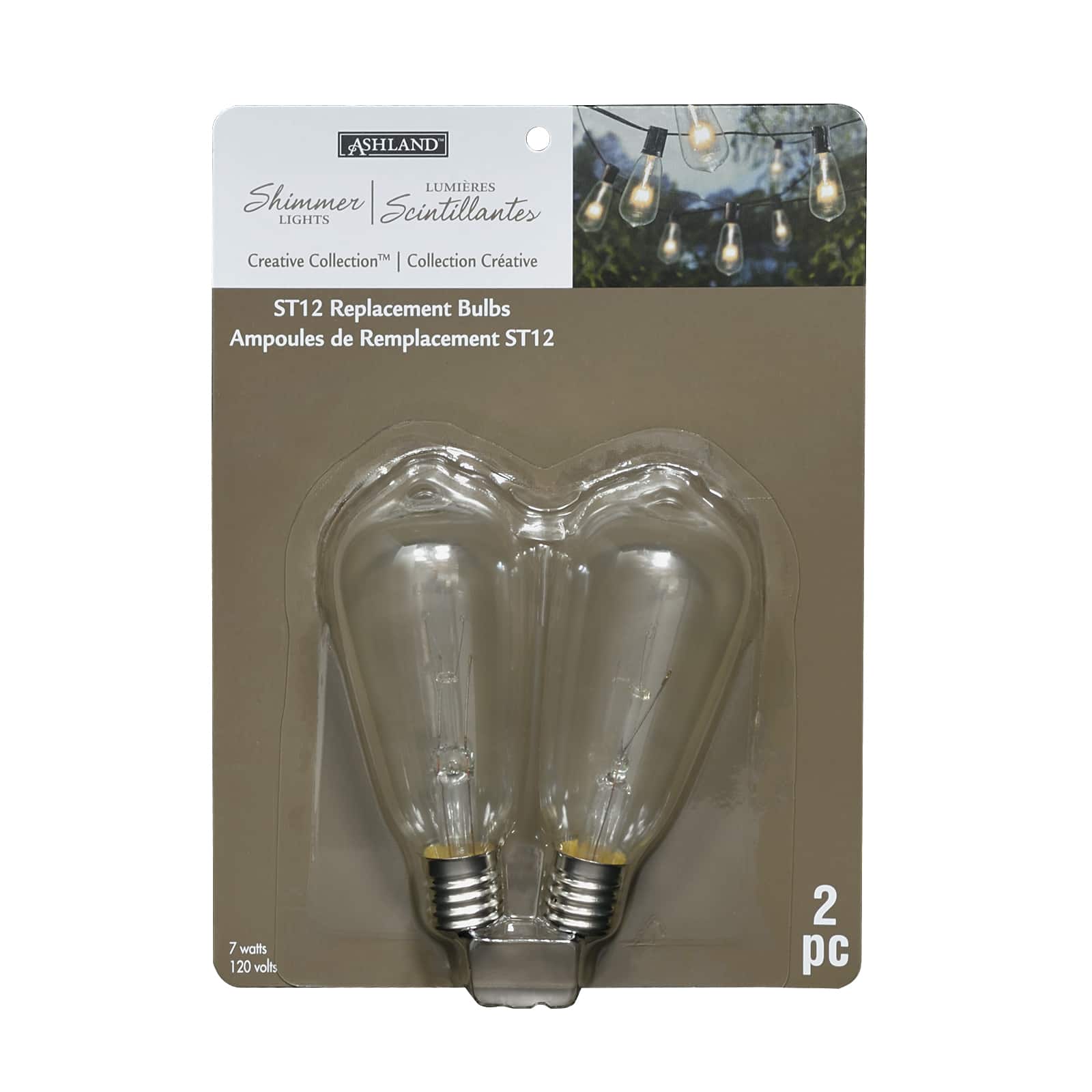 Creative Collection™ ST12 Shimmer Lights Edison Replacement Bulb Pack by Ashland™