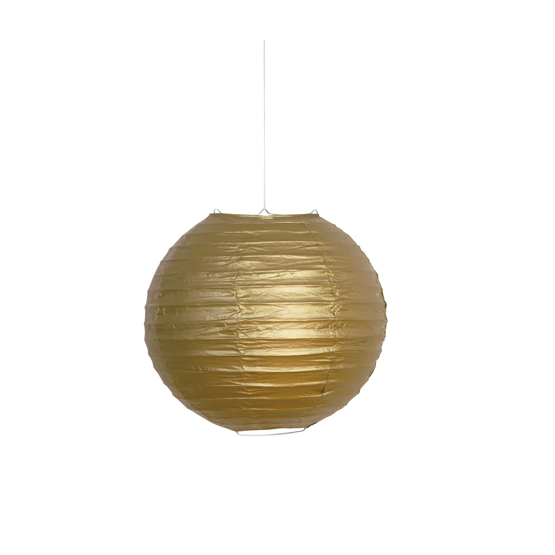 gold paper lanterns