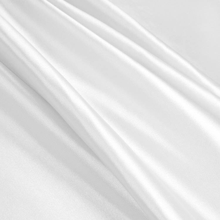 White Stretch Charmeuse