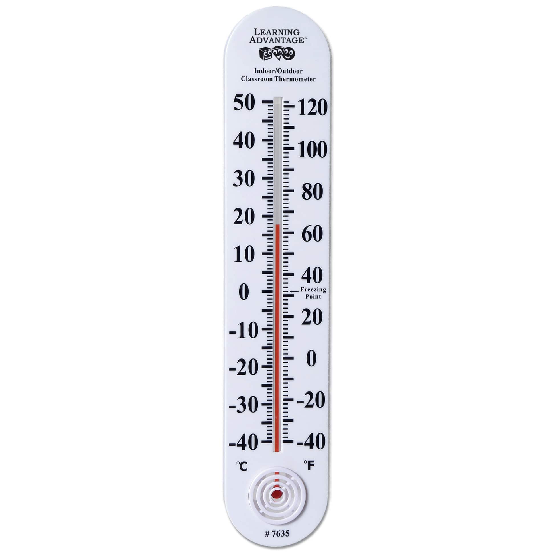 Learning Advantage&#x2122; Indoor / Outdoor Classroom Thermometer