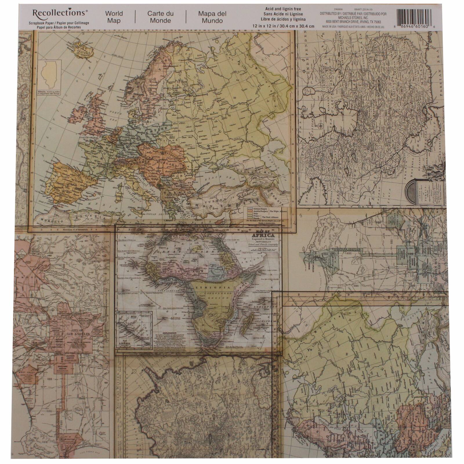Buy the World Map Paper by Recollections® at Michaels