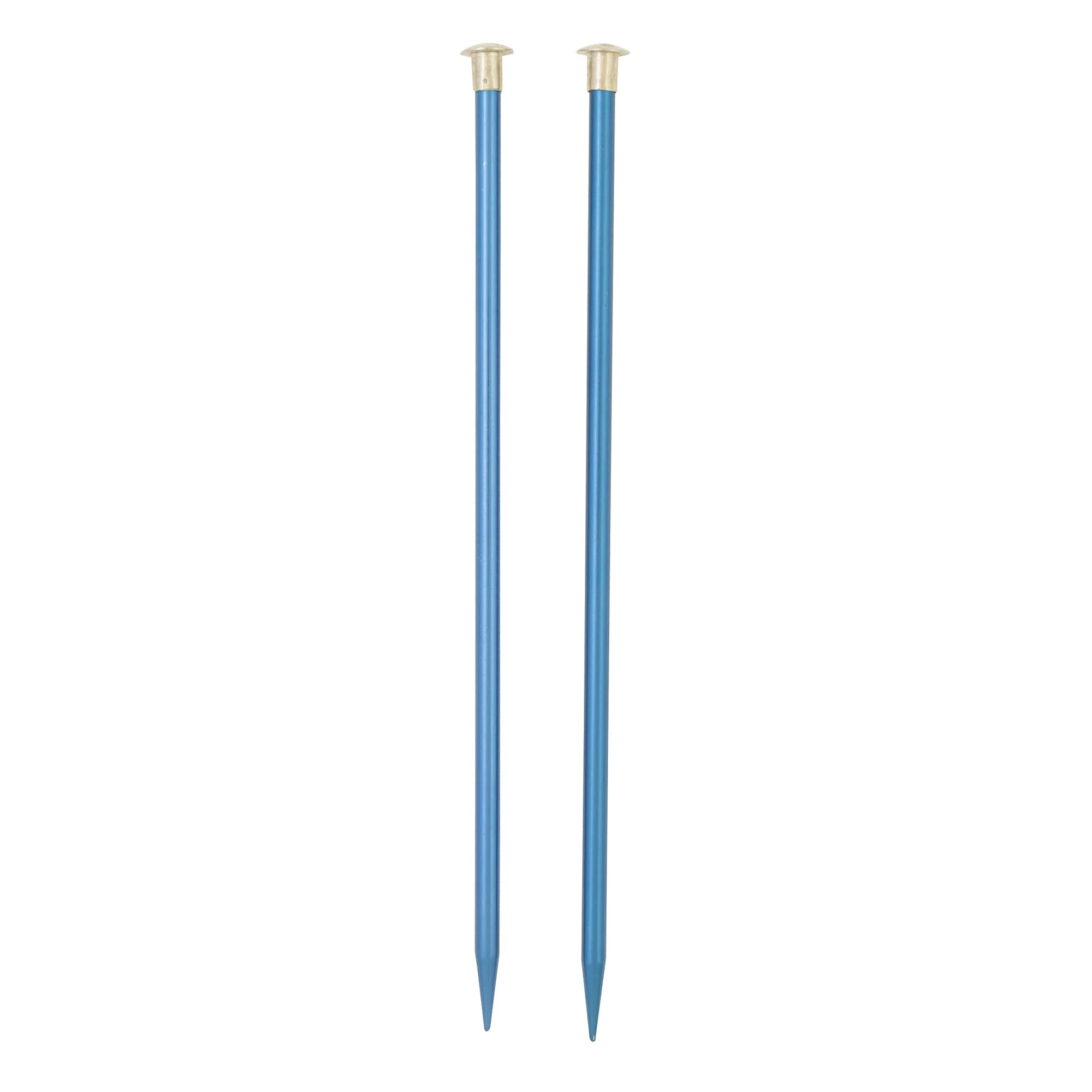 10&#x22; Anodized Aluminum Knitting Needles by Loops &#x26; Threads&#xAE;