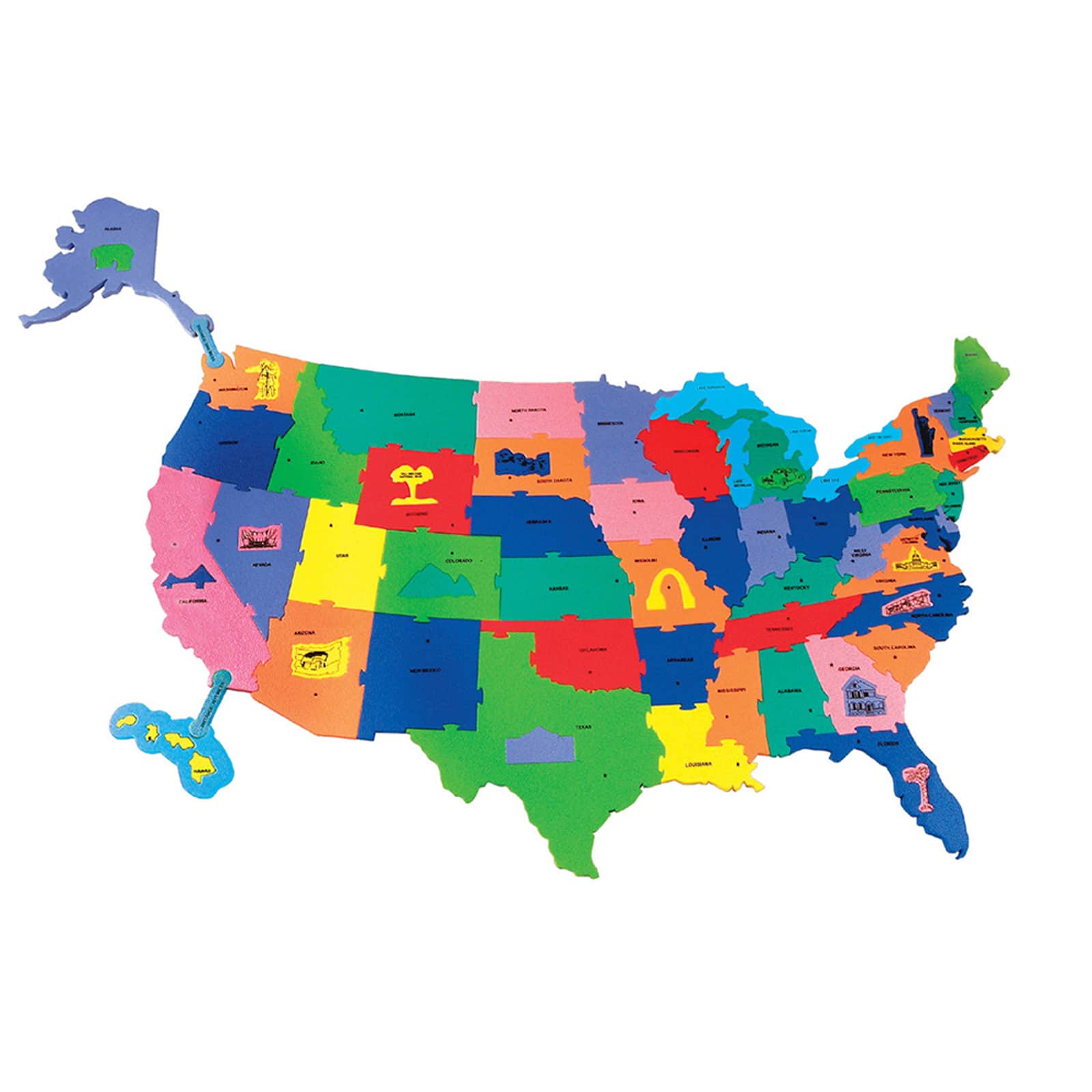 Wonderfoam Giant Usa Map Puzzle Pacon® Giant WonderFoam® USA Puzzle Map Wonderfoam Giant Usa Map Puzzle Pacon® Giant WonderFoam® USA Puzzle Map