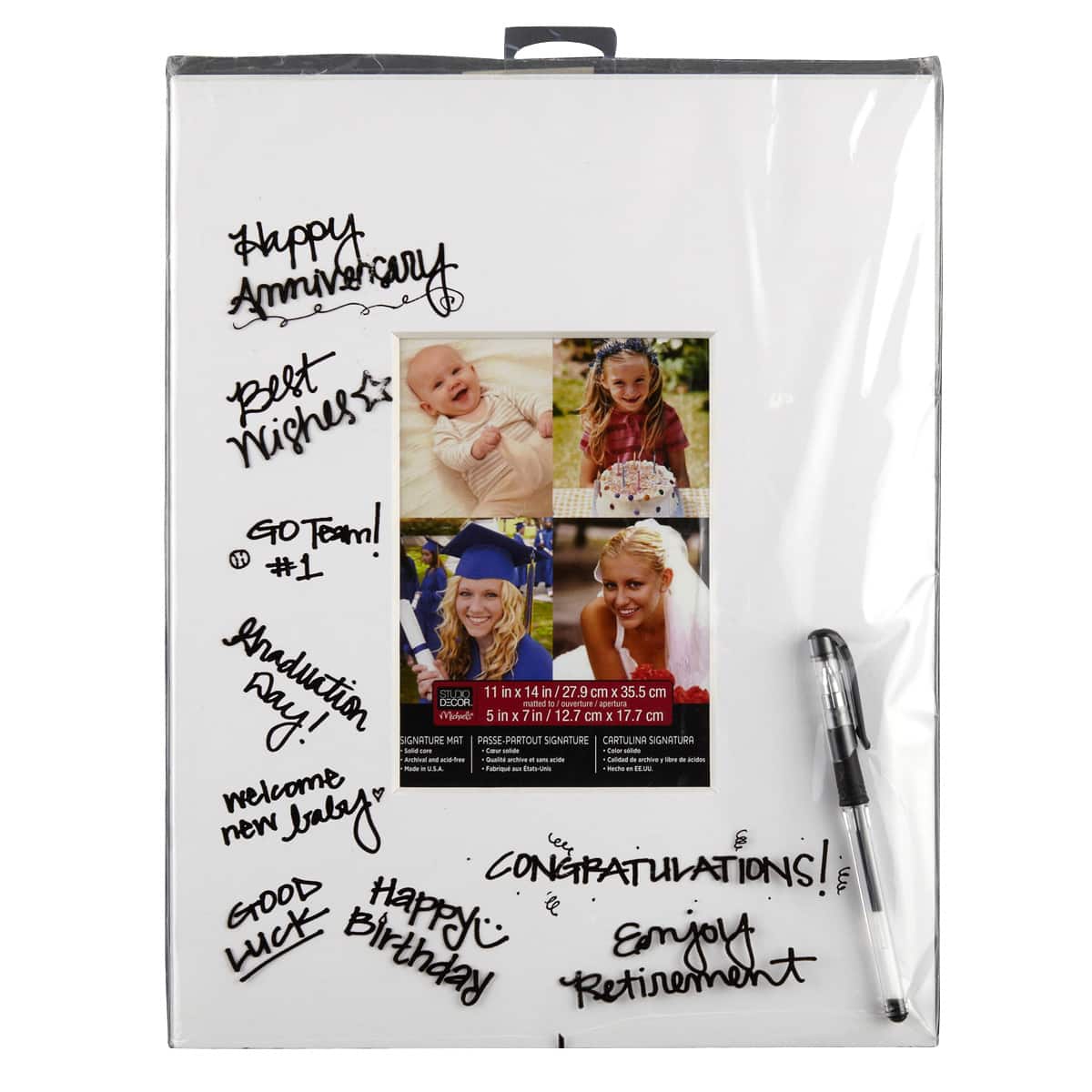 Hobby Lobby - Signature mats are back and more popular than ever this  wedding season! For larger weddings, use multiple frames to fit more  signatures without sacrificing on aesthetics. With this collage