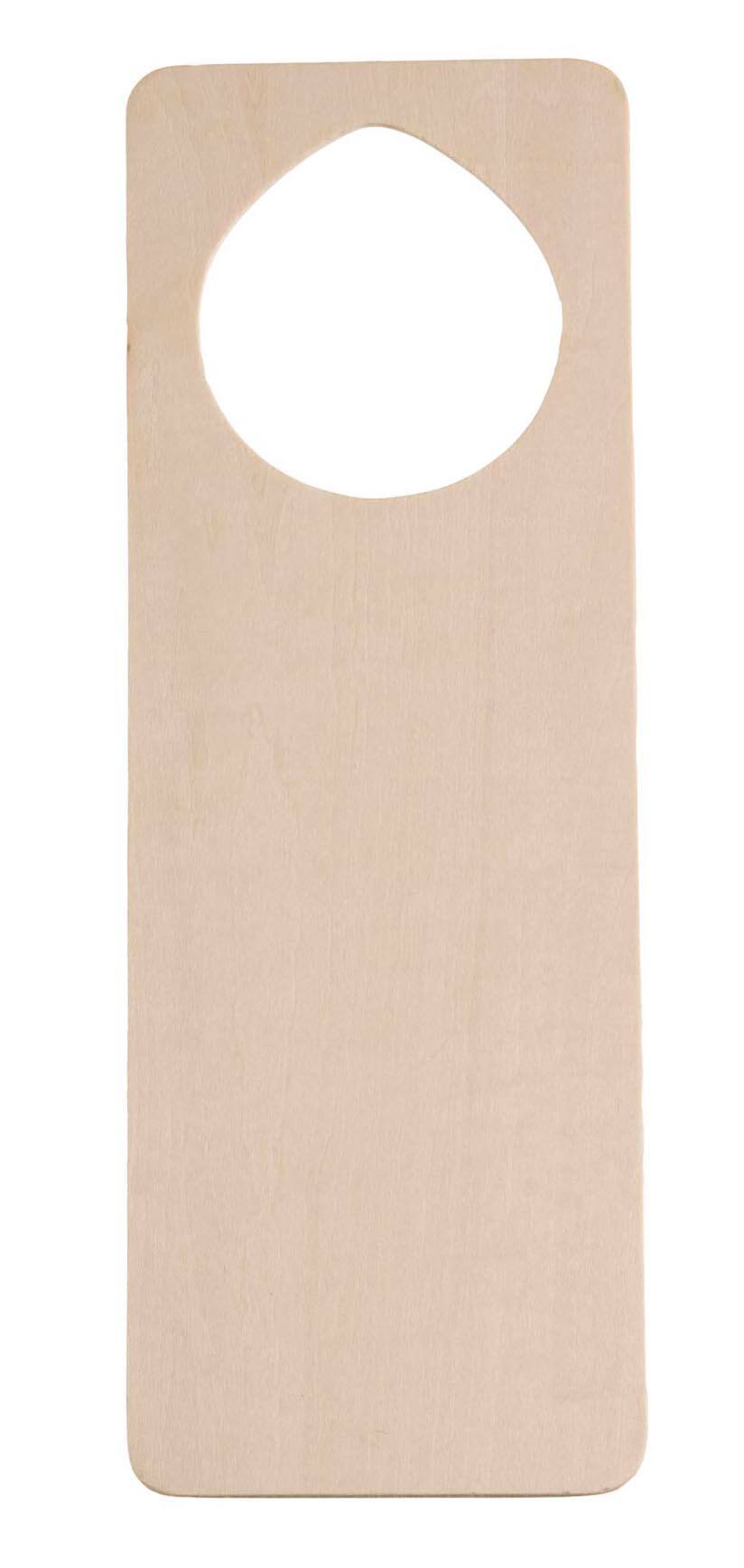 Unfinished Wood Door Hanger 9 5 X 3 4 Inches