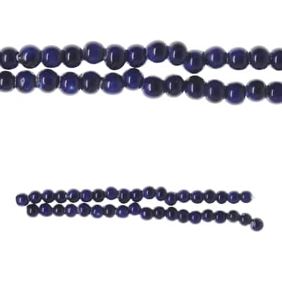 Sapphire Ceramic Round Beads, 6mm by Bead Landing™ image