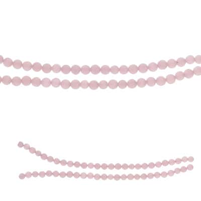 Pink Cat's Eye Round Glass Beads, 4mm by Bead Landing™ image