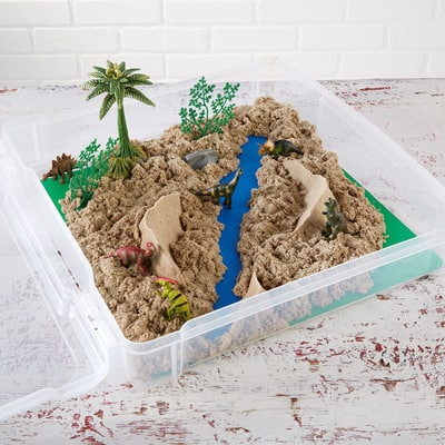 Kinetic Sand™ Dinosaur Sandbox | Projects | Michaels