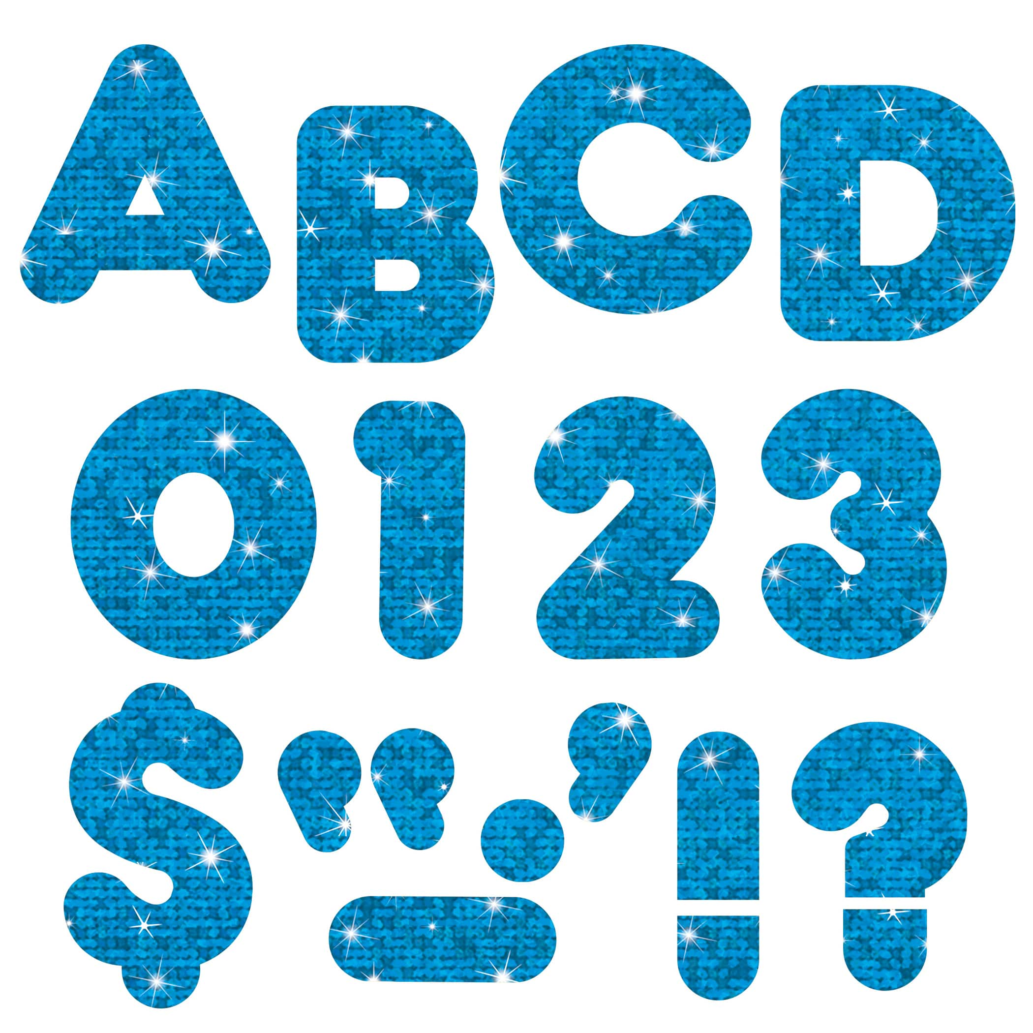 Trend Enterprises 4&#x22; Uppercase Sparkle Ready Letters&#xAE;, 6 Packs