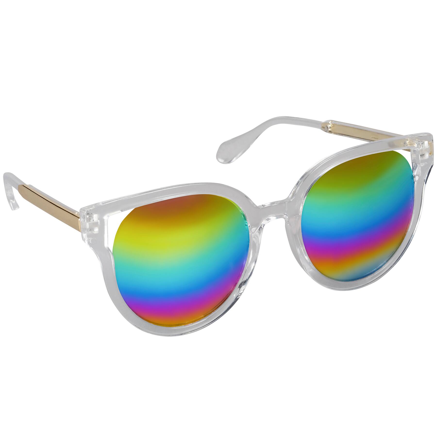 Purchase The Clear And Rainbow Sunglasses By Bead Landing