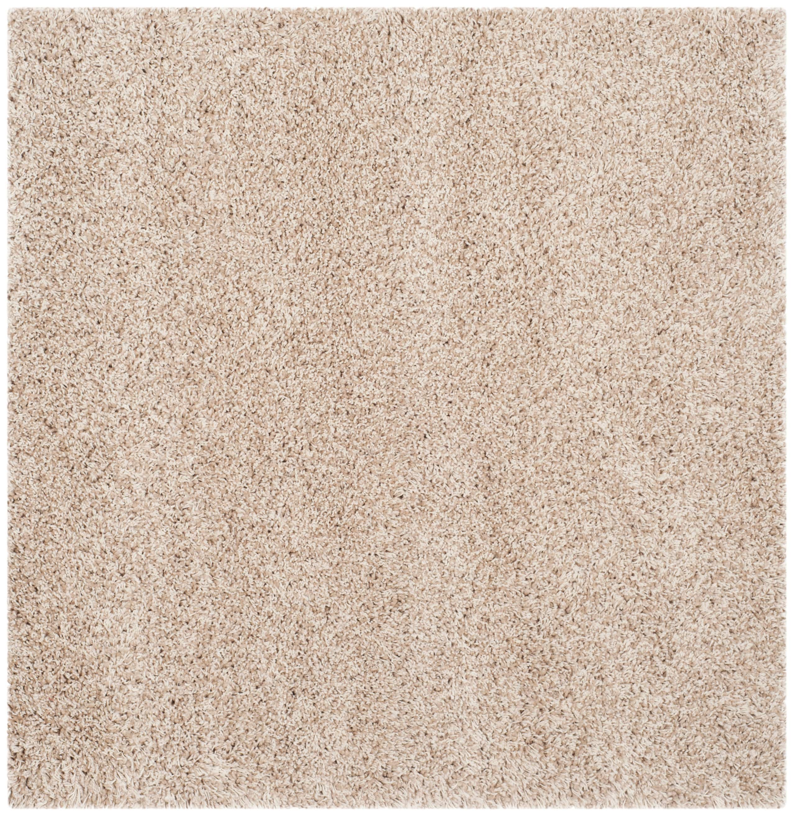 California Solid Shag 4&#x27; X 4&#x27; Square Area Rug