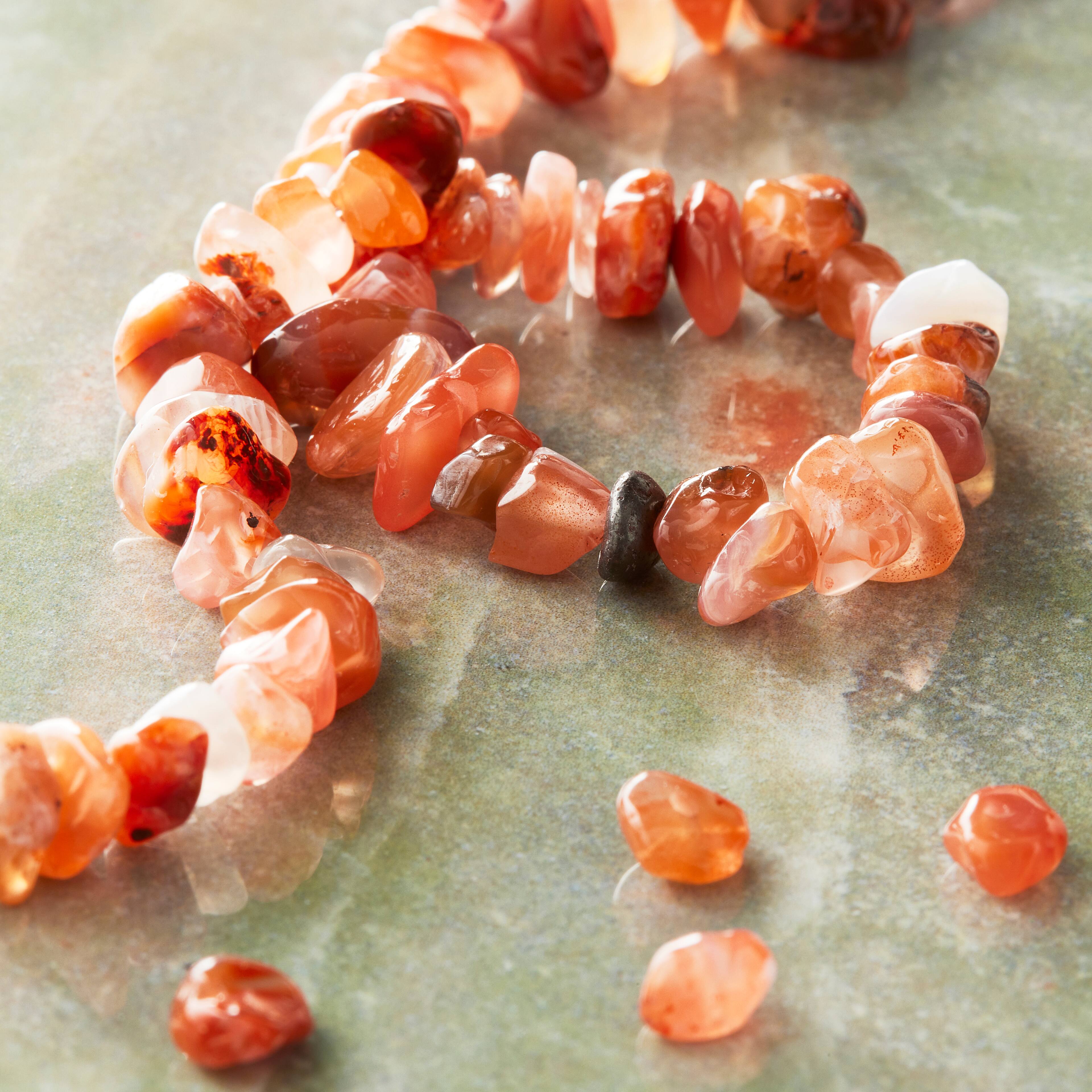 Red Agate Chip Beads by Bead Landing™