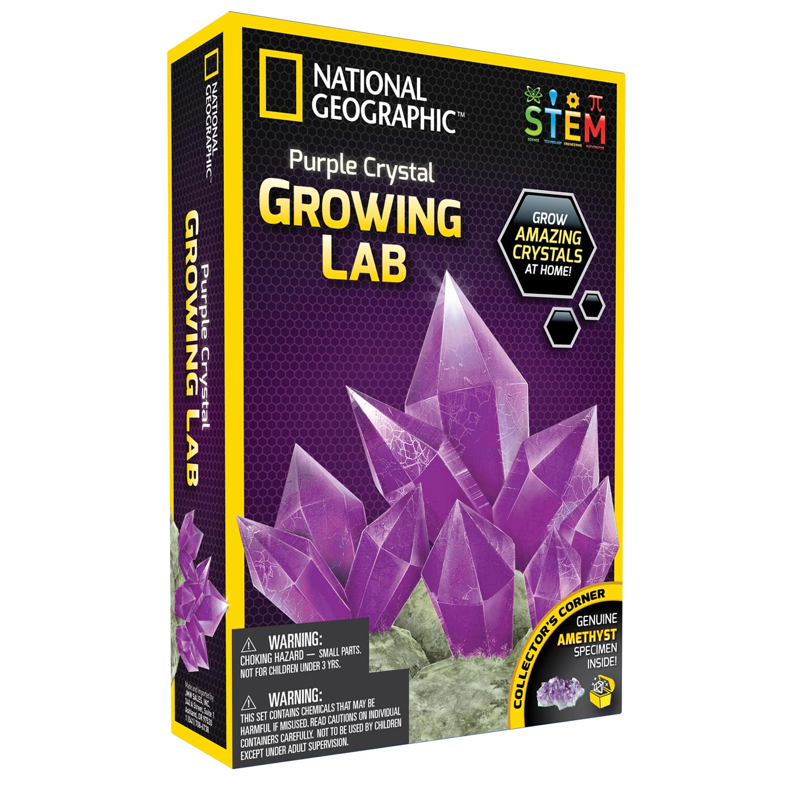 12 Pack: National Geographic&#x2122; Purple Crystal Growing Lab