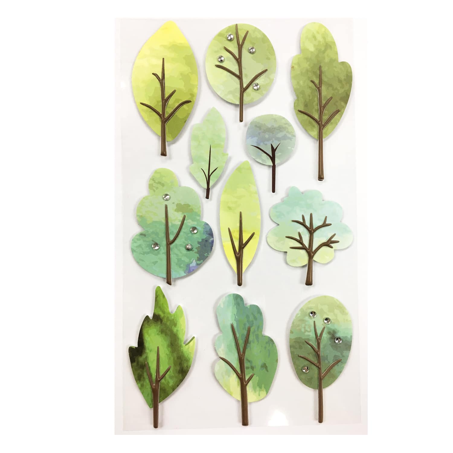 Watercolor Tree Stickers By Recollections™