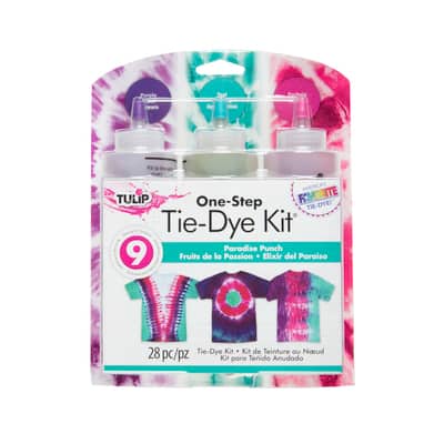 26-Color Tie Dye Kit for Adults, Kids - Fabric Dyes for Clothing with  Instructions, Table Cover, Rubber Bands, Gloves, and Aprons