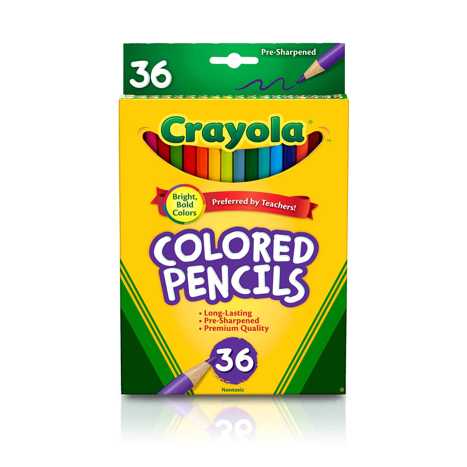 12 Packs: 36 ct. (432) Crayola&#xAE; Colored Pencils