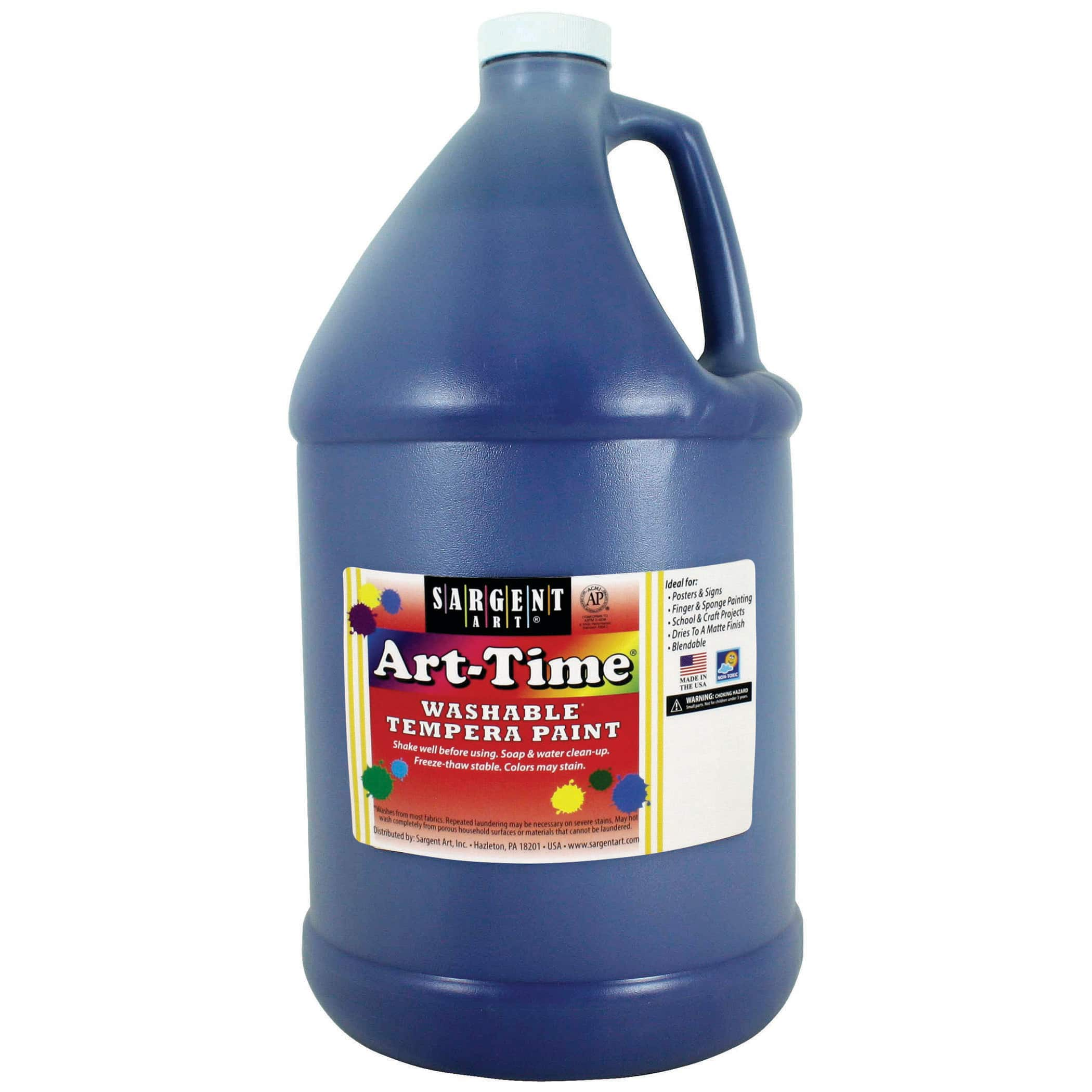 Sargent Art White Art Time Washable Tempera Paint - Shop Paint & Paint  Brushes at H-E-B