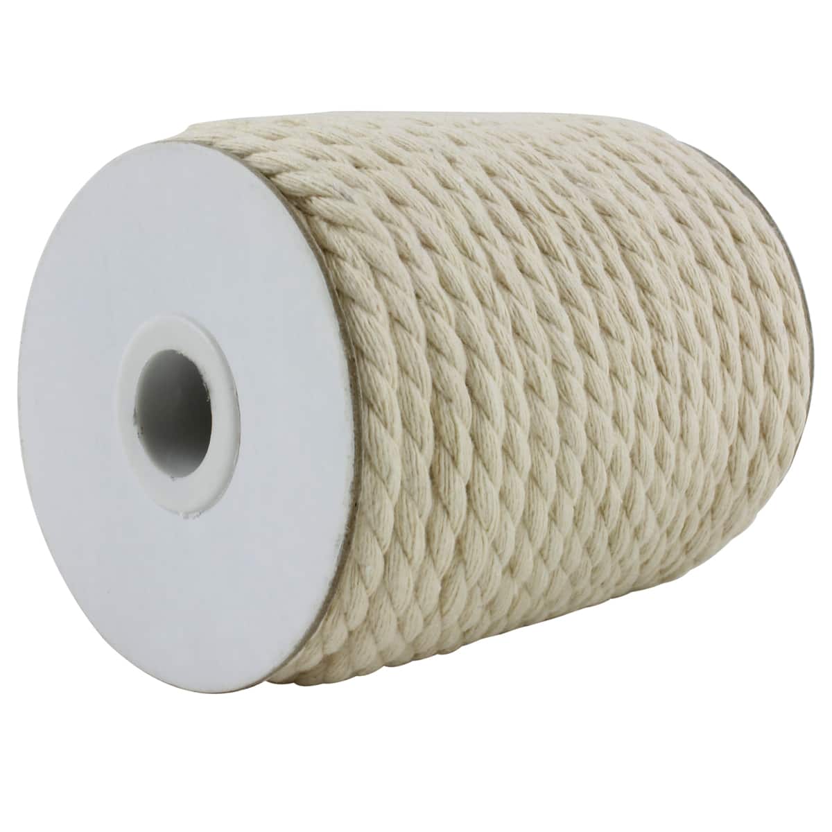 100% Natural Cotton Rope (1 in x 100 ft) Thick White Rope for Crafts,  Railings, Hammock, Nautical, Landscaping