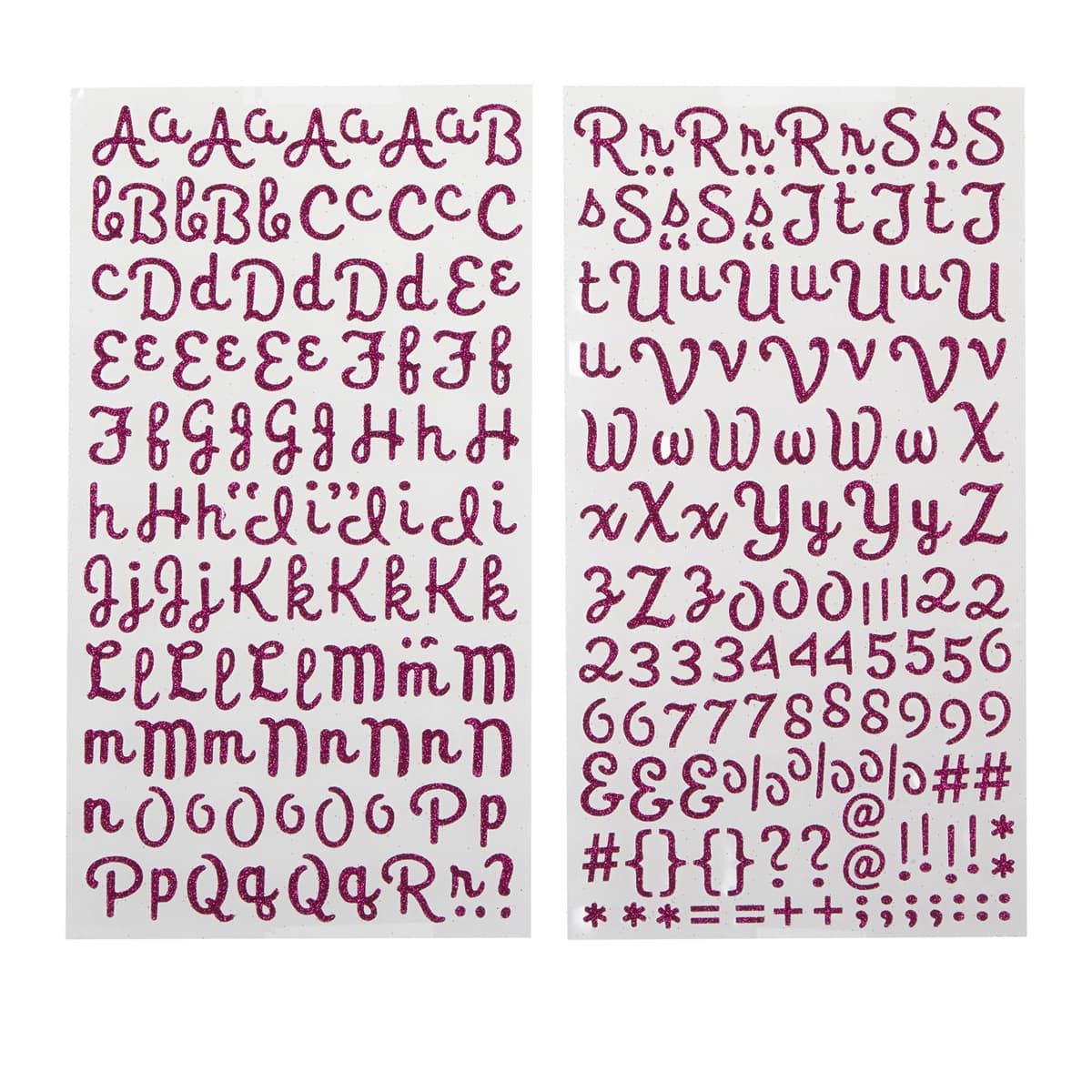 Glitter Block Alphabet Stickers by Recollections™