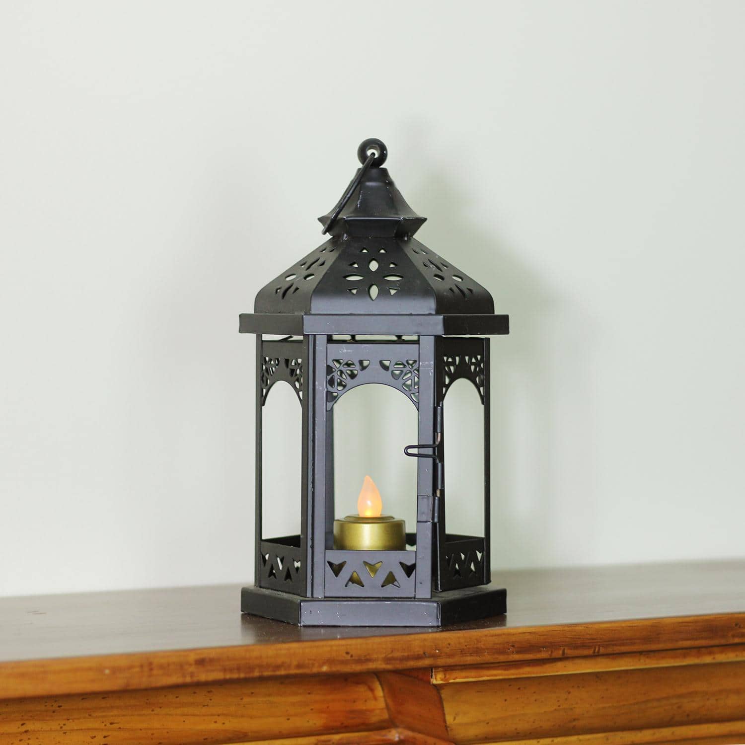 2.25" Gold & Amber LED Flickering Votive Candle Set