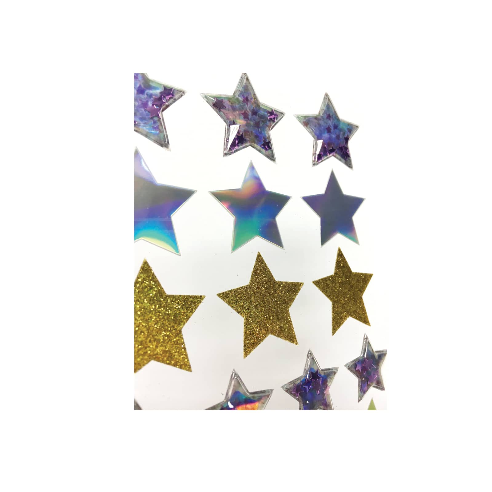 12 Packs: 45 ct. (540 total) Gold Glitter Star Stickers by Recollections™