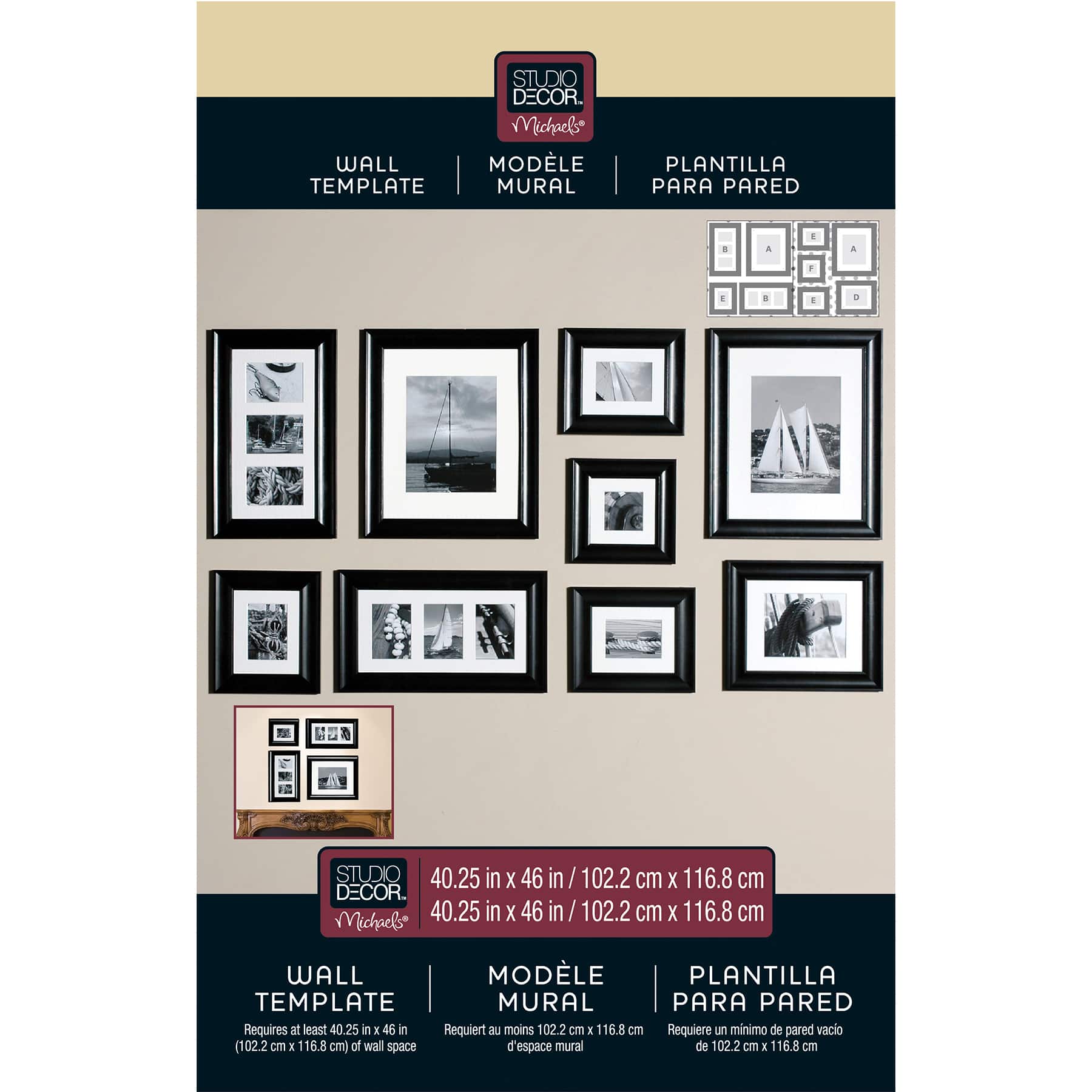 Shop for the Studio Décor® Wall Hanging Template at Michaels