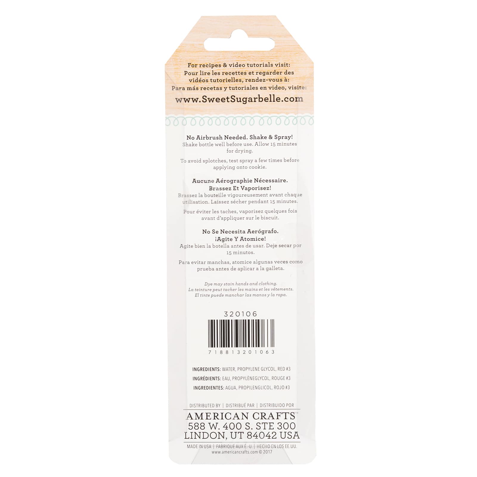 Sweet Sugarbelle&#x2122; Edible Coloring Spritz