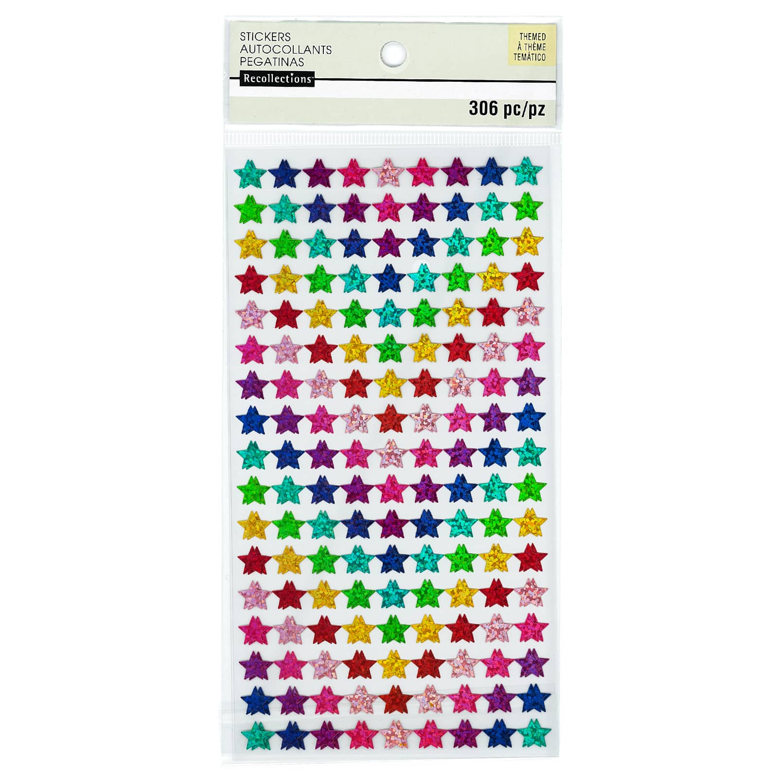 Tiny Glitter Stars Stickers