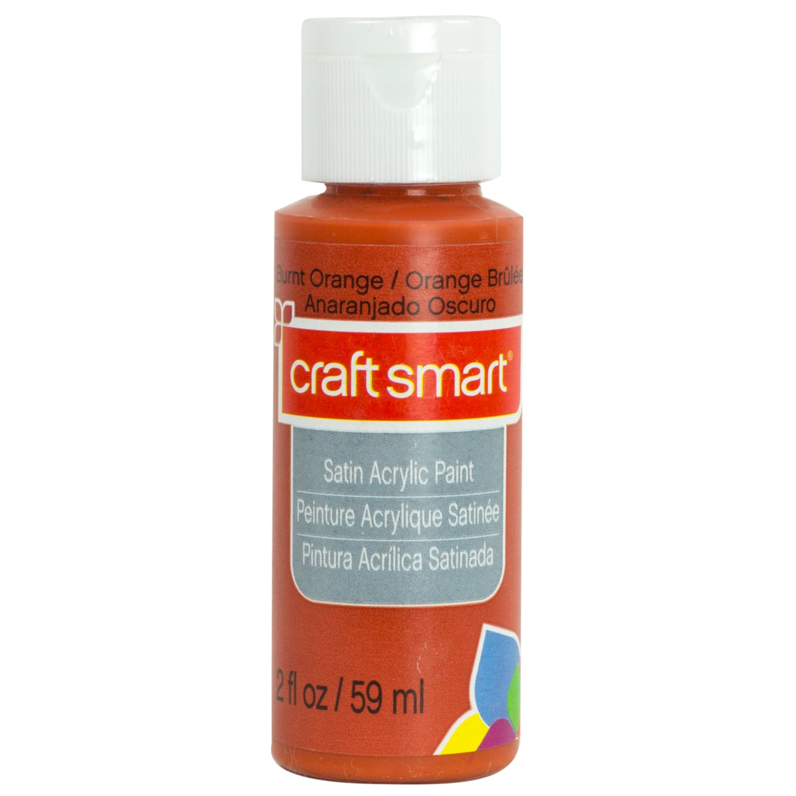 12 Pack: Satin Acrylic Paint by Craft Smart®, 2oz.