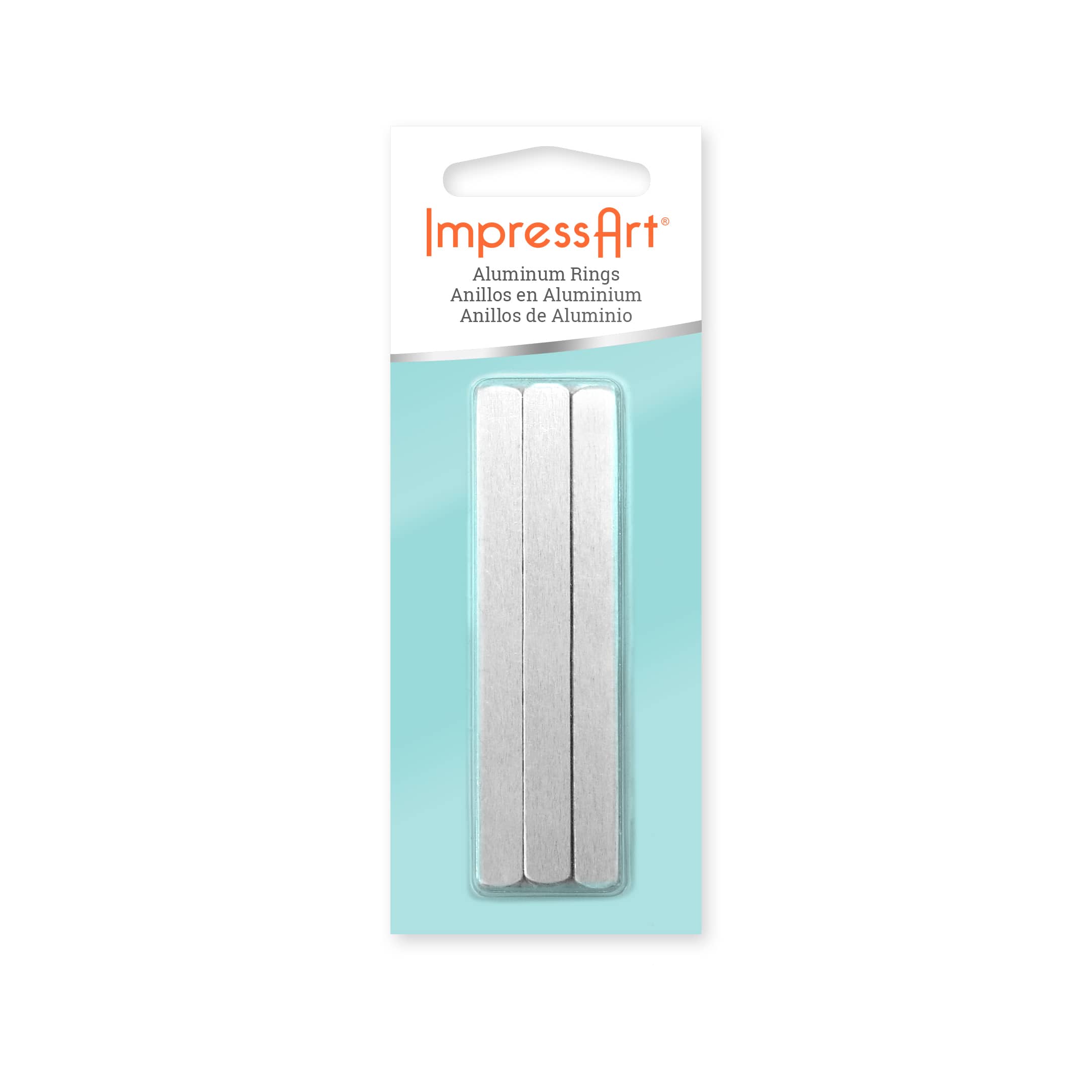 ImpressArt® Aluminum Heart with Ring Stamping Blanks