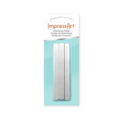 ImpressArt® Aluminum Ring Blanks, 6.3mm x 76mm
