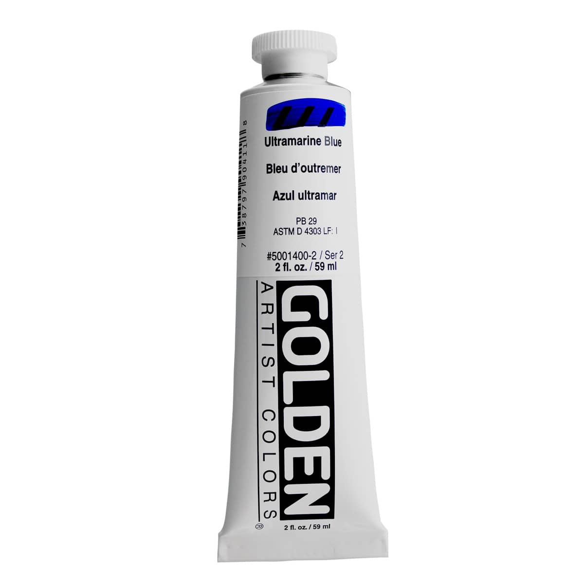 Peinture acrylique haute viscosit&#xE9; de Golden 59&#xA0;ml