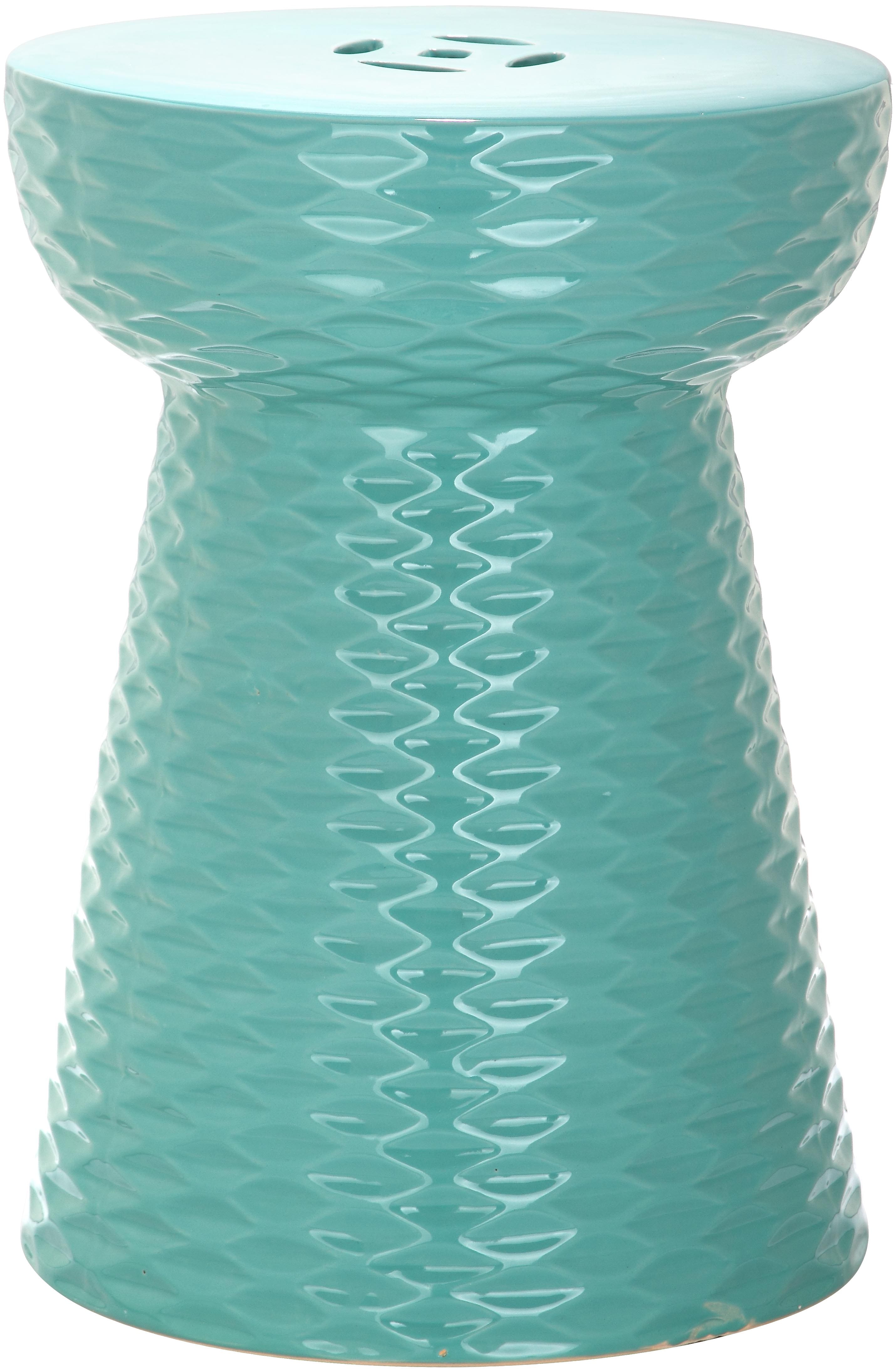 Daphne Garden Stool in Light Blue