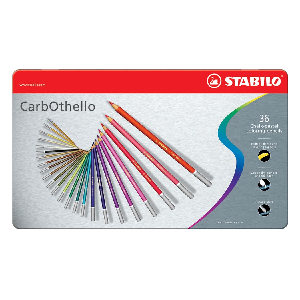 6 Packs: 36 ct. (216 total) STABILO&#xAE; CarbOthello&#xAE; Pastel Pencils