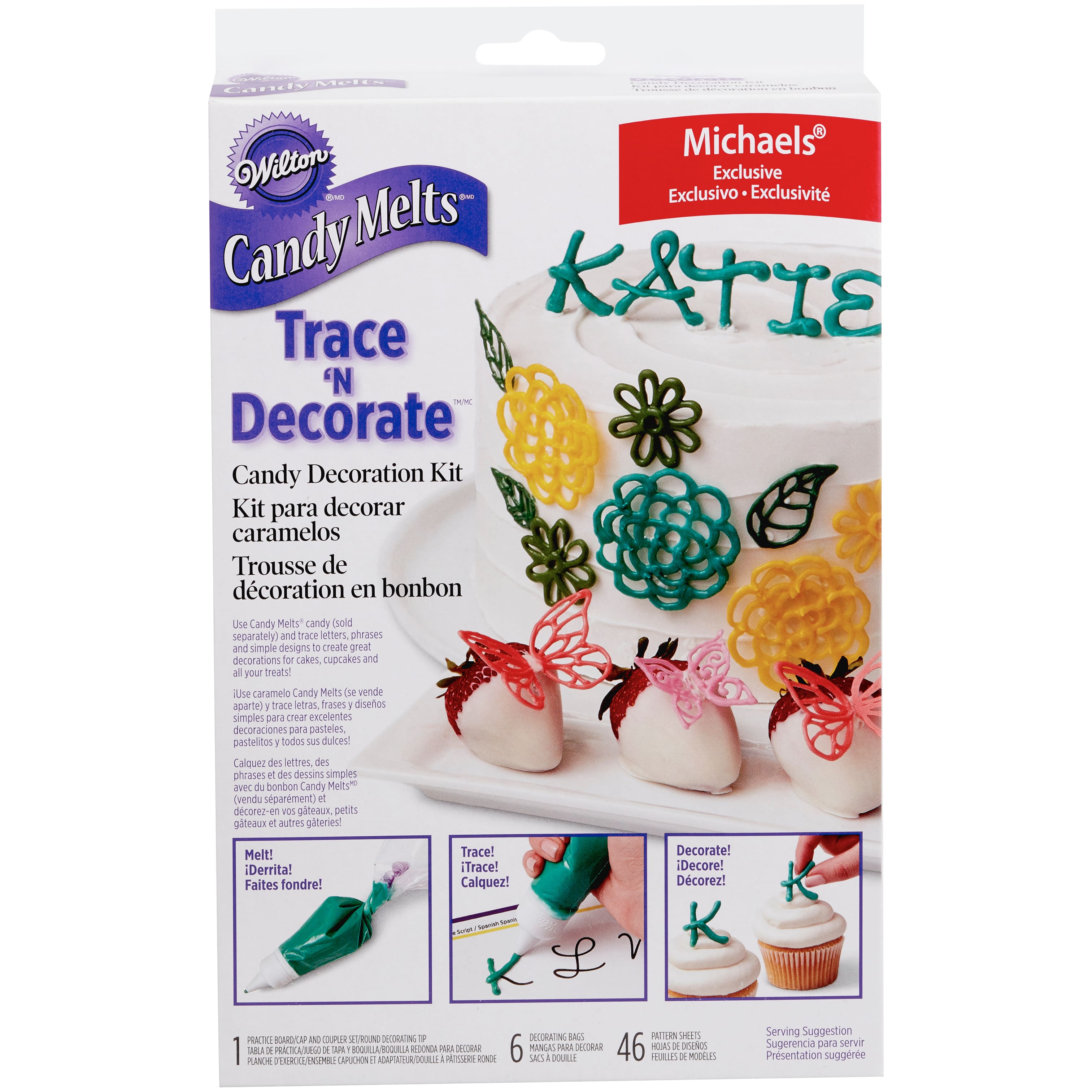 Wilton Candy Melts Trace N Decorate Candy Decoration Kit