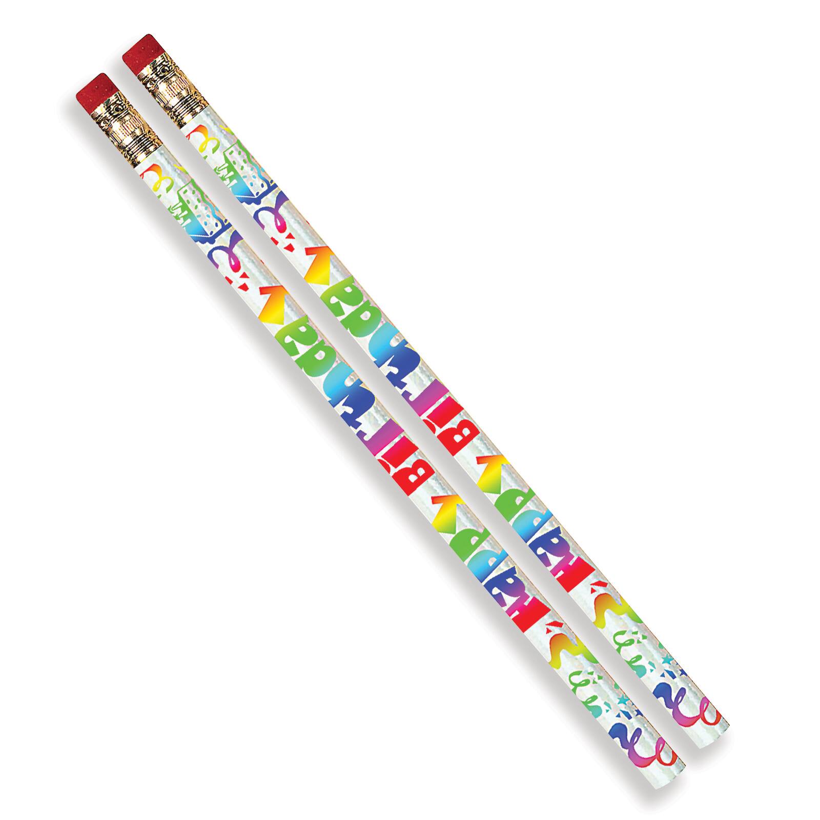 Happy Birthday Fiesta Pencil, 12 Dozen