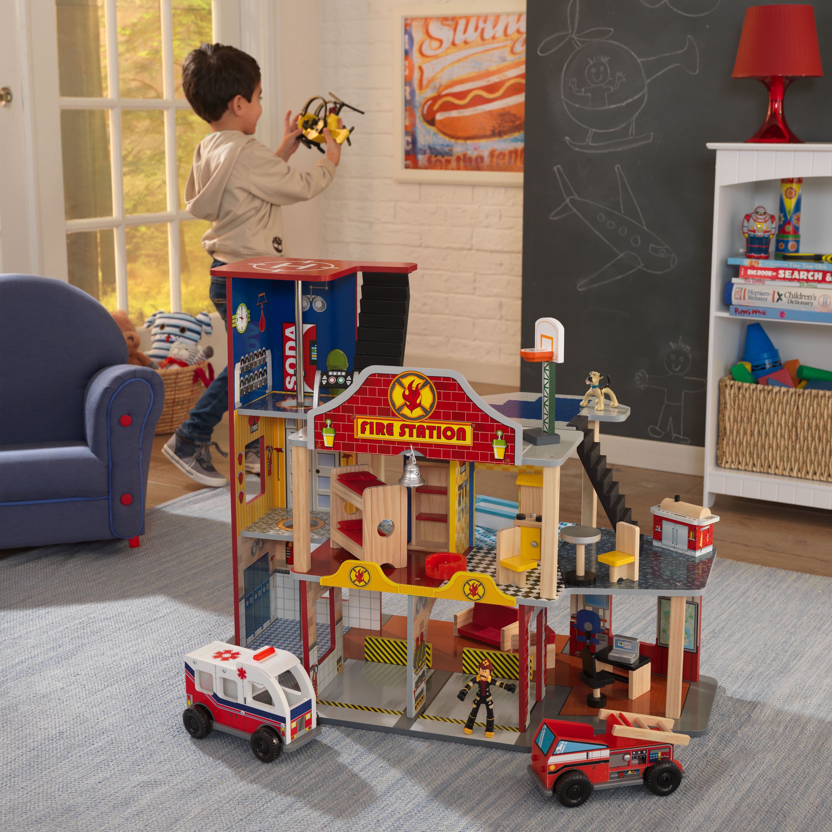 KidKraft Deluxe Fire Rescue Set