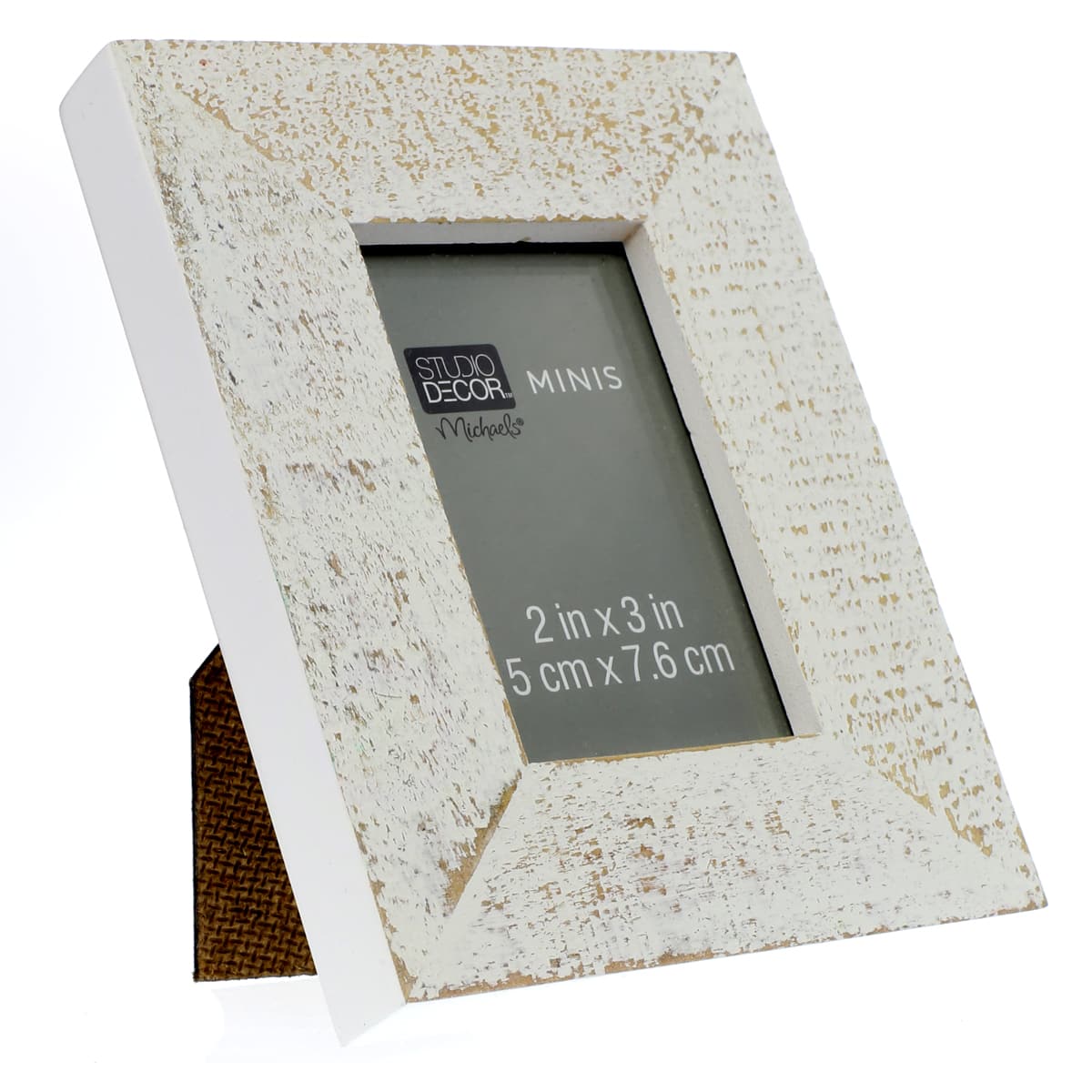 White Distressed Mini Frame by Studio D&#xE9;cor&#xAE;