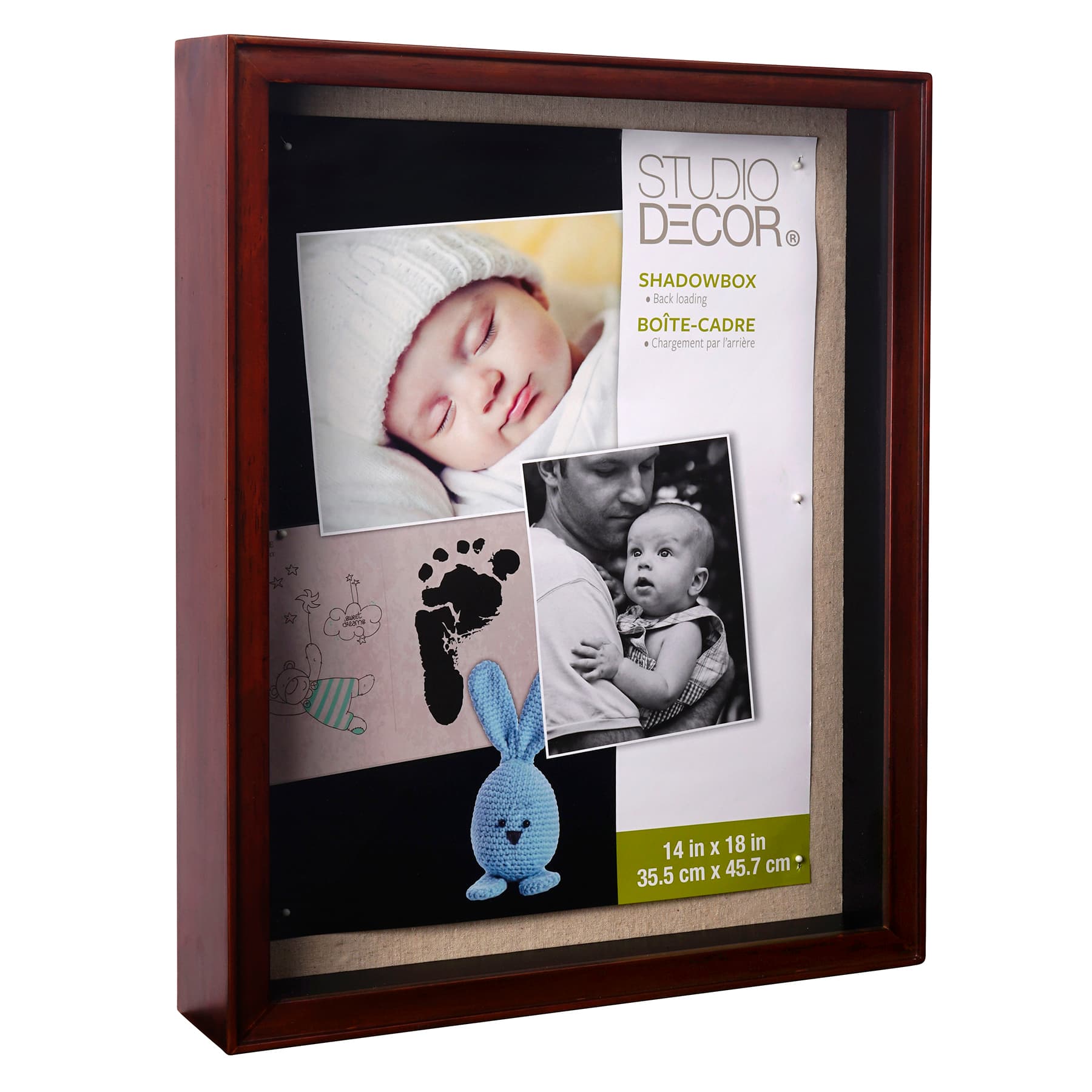 Walnut Shadow Box by Studio Décor®