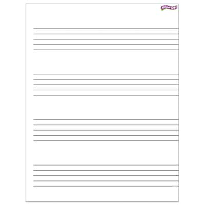 Music Staff Paper Wipe-Off® Chart, 17