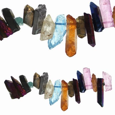 Sedona Multicolor Quartz Crystal Beads by Bead Landing™ image