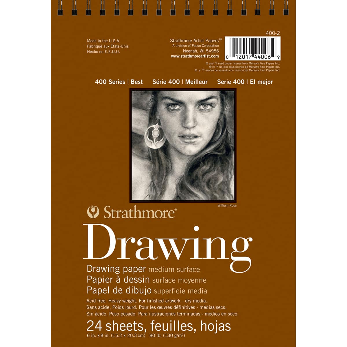 12 Pack: Strathmore&#xAE; 400 Series Drawing Paper Pad