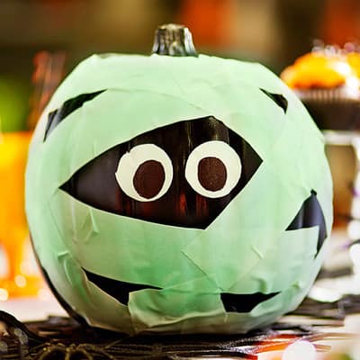 Duck Tape® Mummy Pumpkin | Projects | Michaels