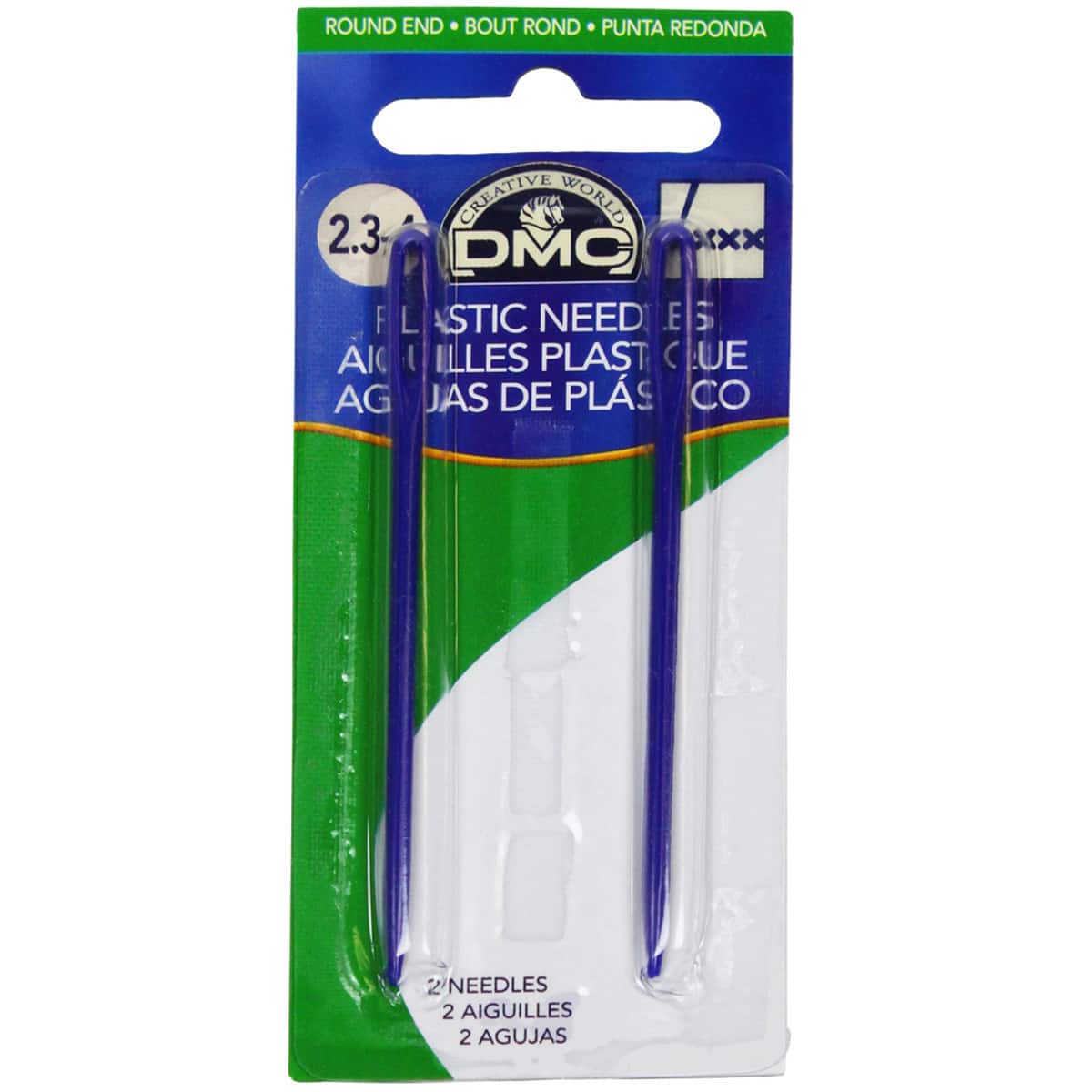 DMC Plastic Hand Needles (2.75 2/Pkg)