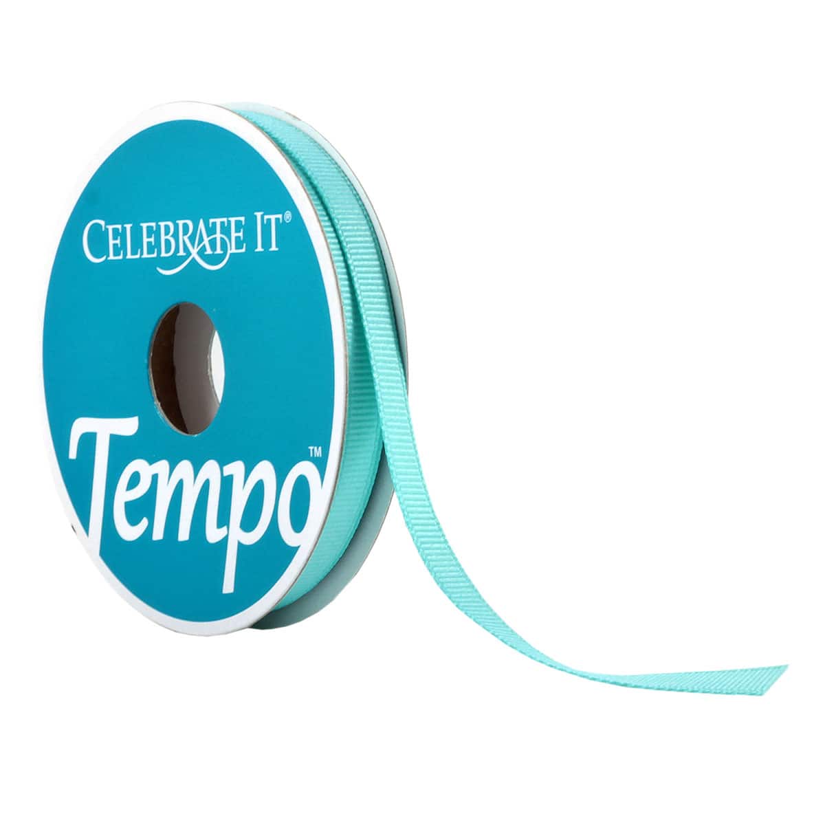 1/4 Grosgrain Ribbon by Celebrate It Tempo in Turquoise | 1/4 in