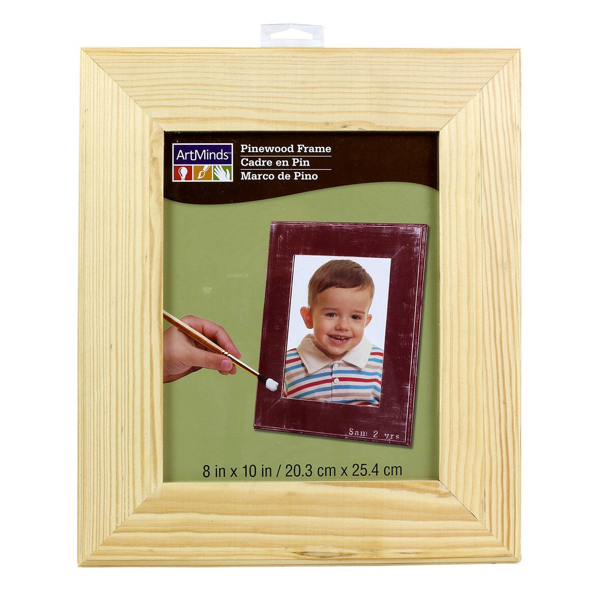 ArtMinds™ Unfinished Wood Frame, 8" x 10"