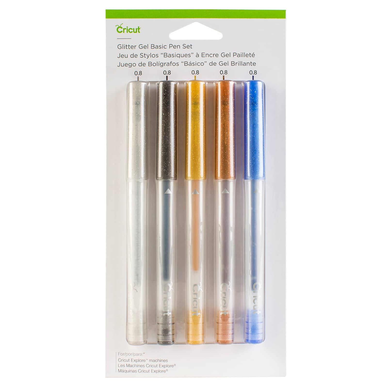 weer vermoeidheid radioactiviteit Cricut® Glitter Gel Pen Set, Basics