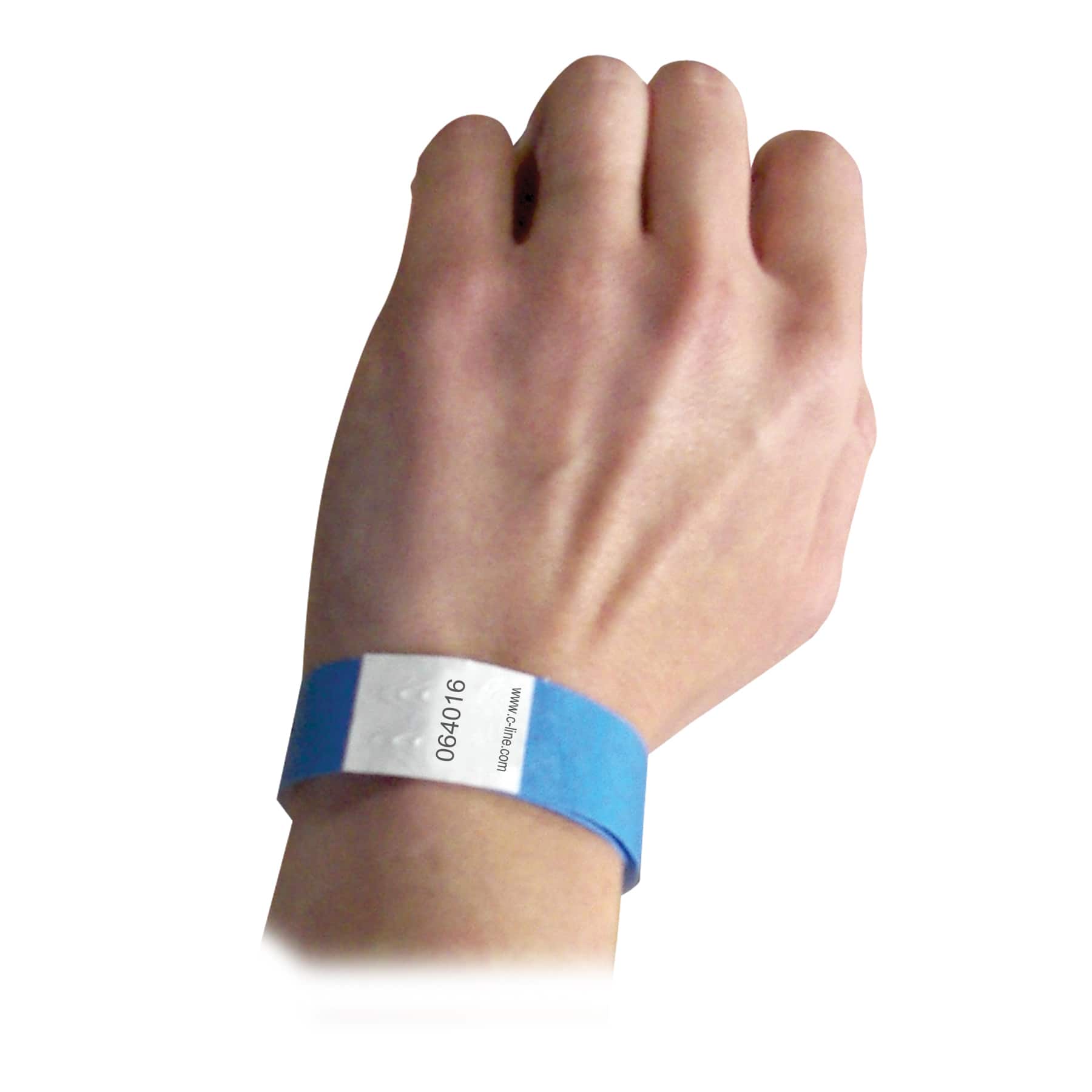 bedruckt PINGUIN in weiß blau 100 Tyvek-Kontrollbänder-Wristbands-Bracelets 