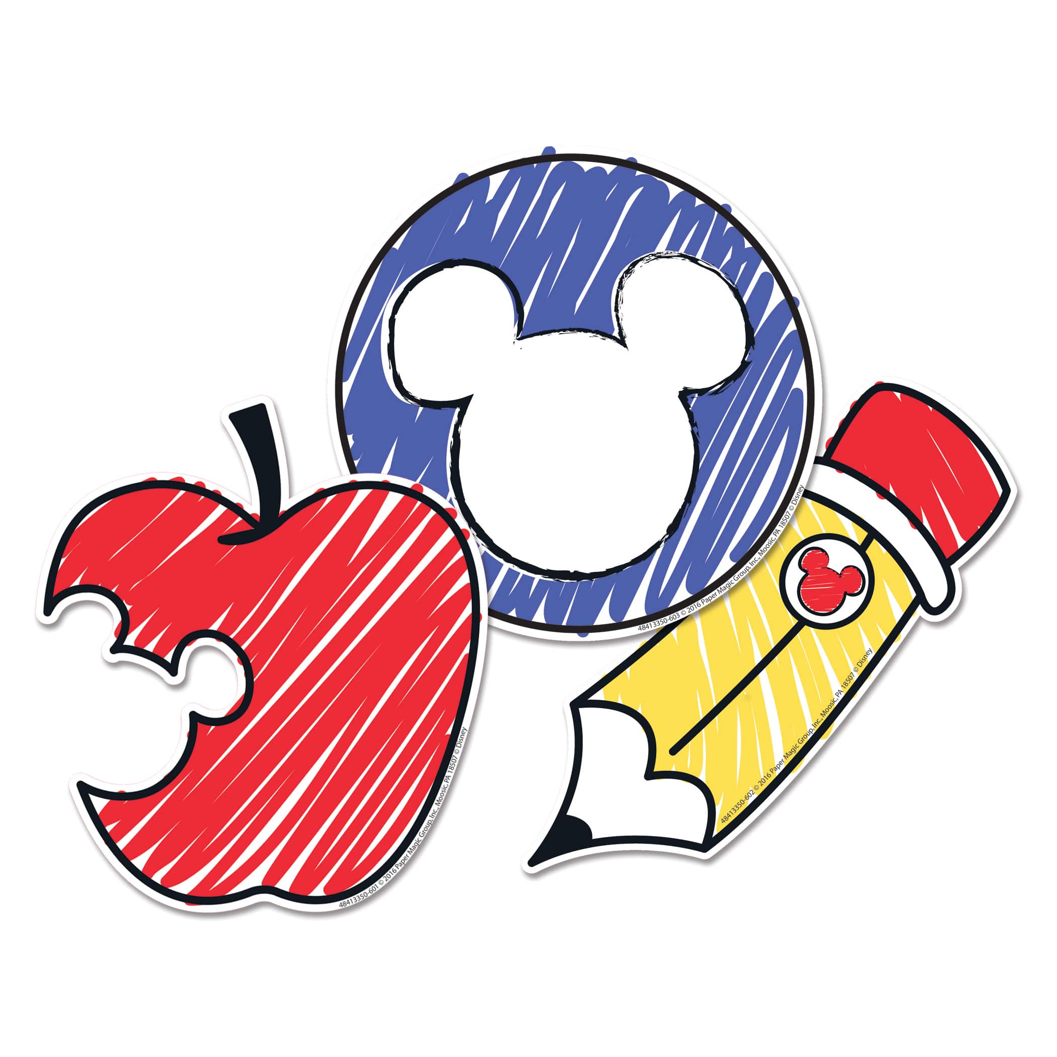 Mickey Color Pop Classroom Set By Ek - D025121S - Bulletin Board Accessories The Mickey Color Pop Classroom Set is sure to brin sku D025121S