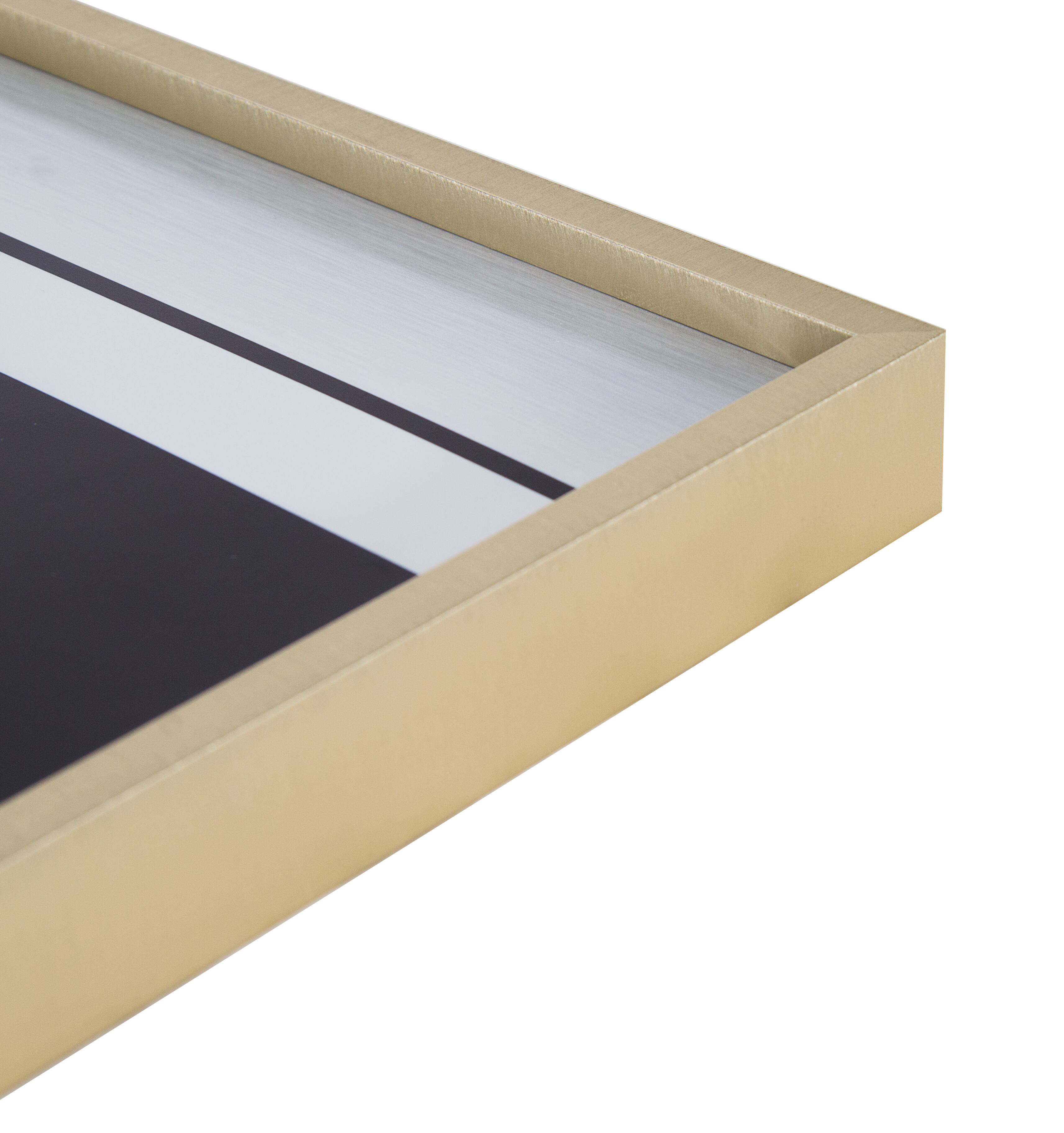Nielsen&#xAE; Alpha Brushed Gold Aluminum Frame